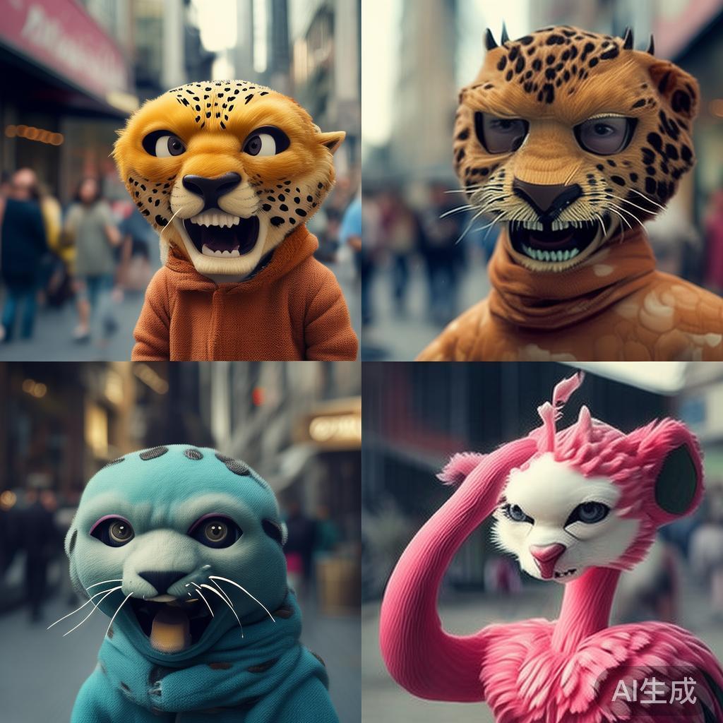 还有一个视频，是一个男孩在街头