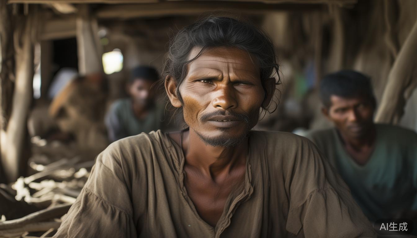 小明的作品没有华丽的特效，也没