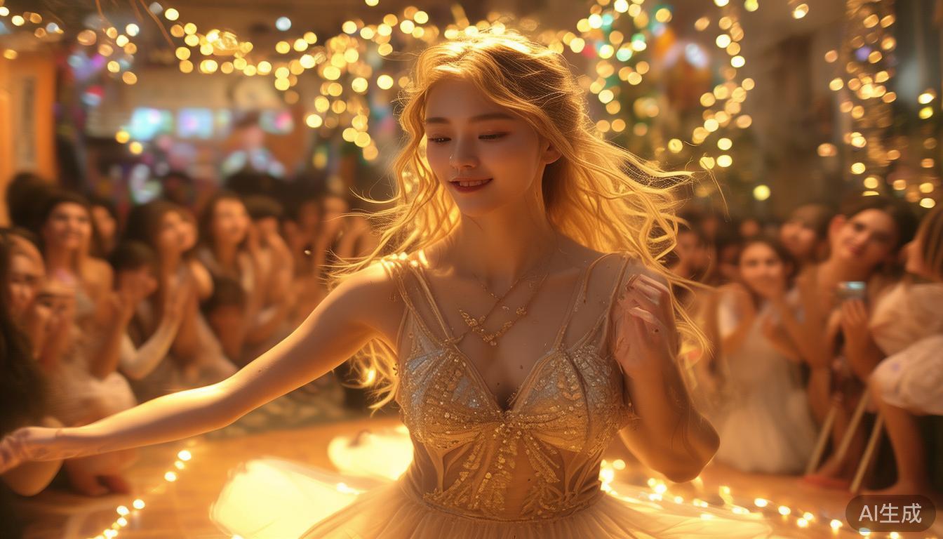 “小仙女”是一位以舞蹈为主的快