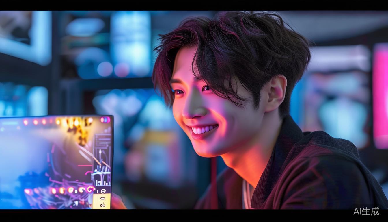 还有一位快手主播，他在设置粉丝