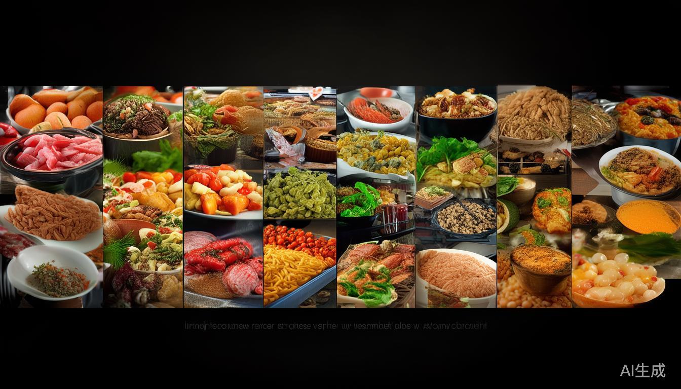 《美食探店》：这个系列作品以独