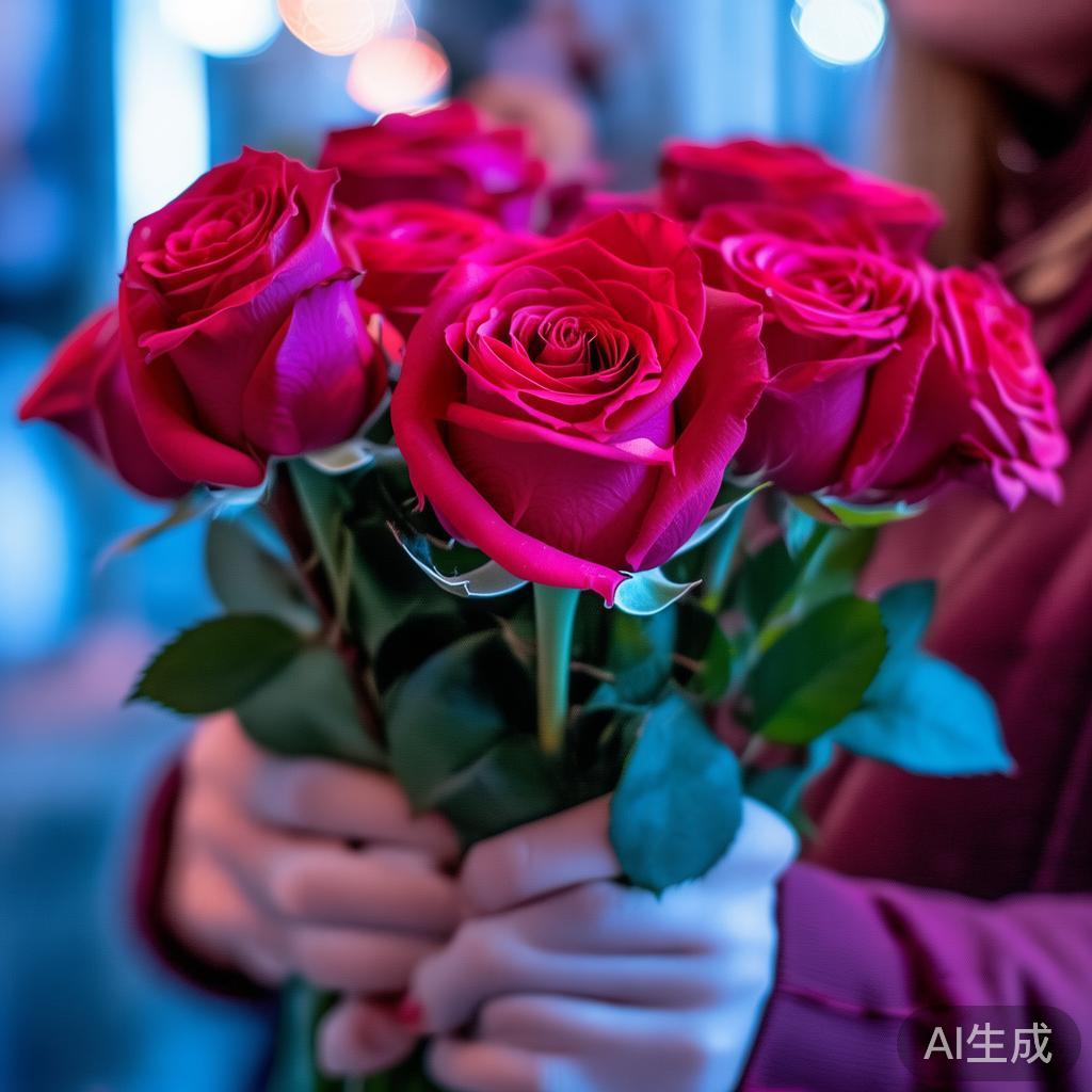 抖音粉丝送玫瑰，这一现象在数字