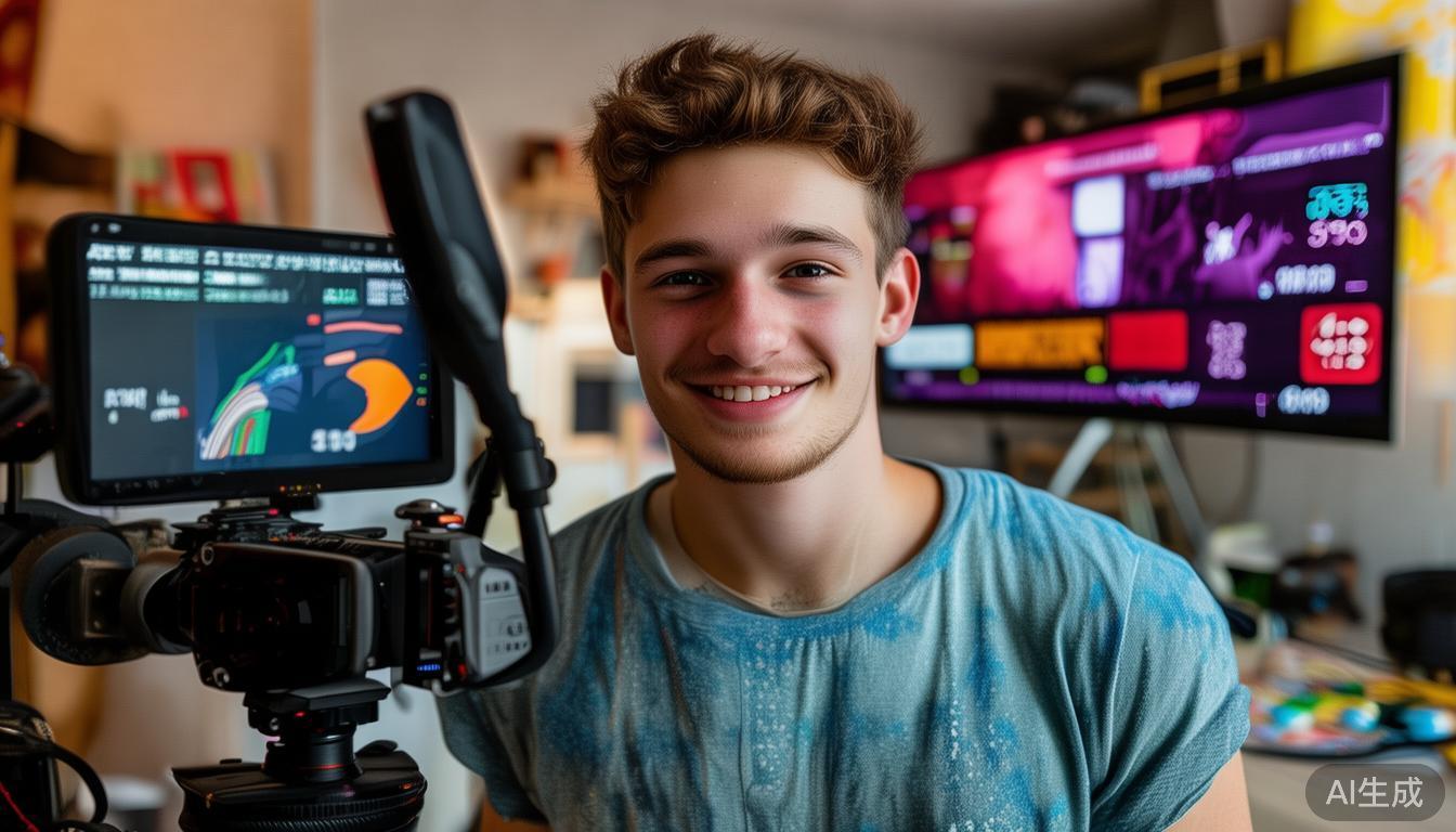 这个年轻人最初只是想分享自己的