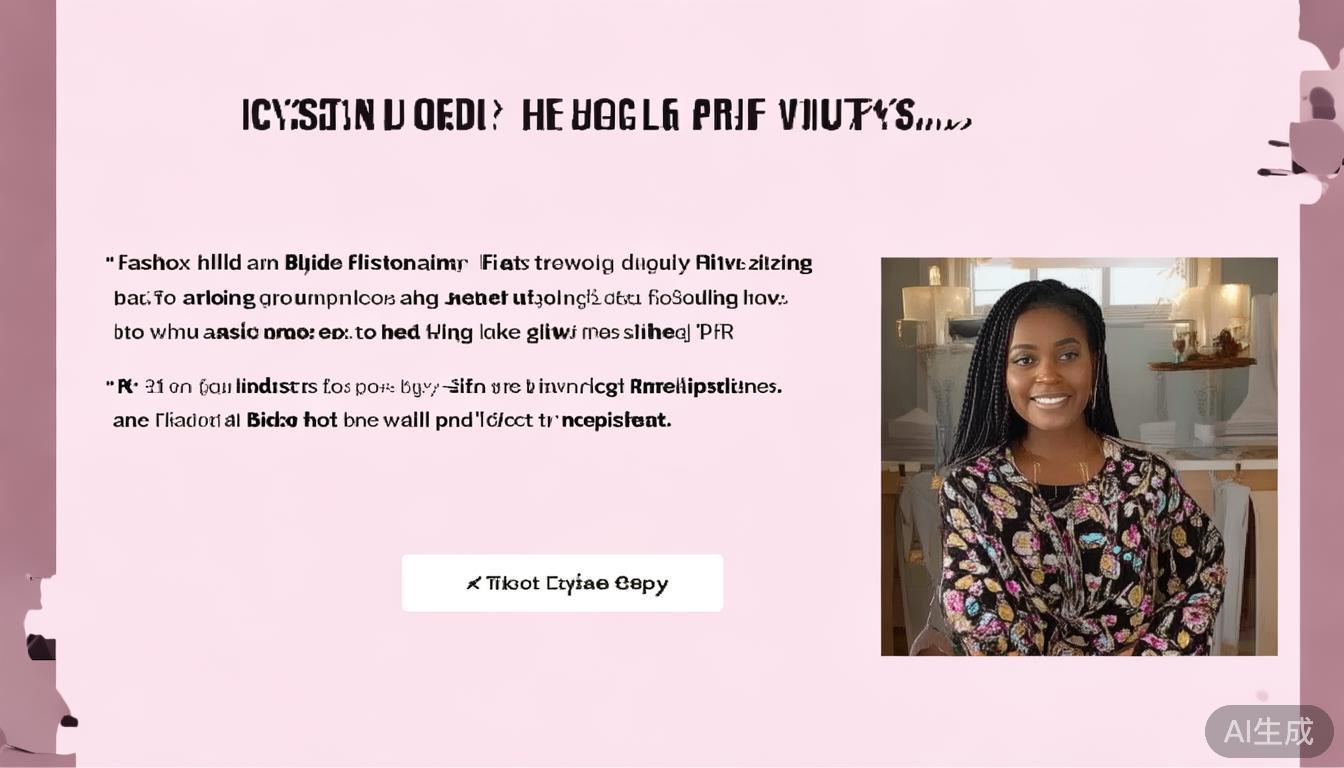 案例分析：
时尚博主“穿搭小