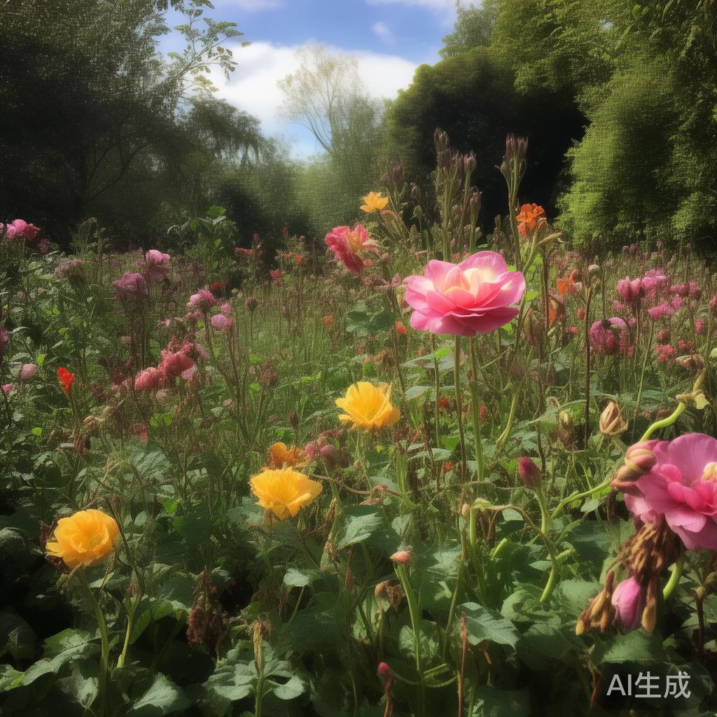 然而，在这个秘密花园中，并非所