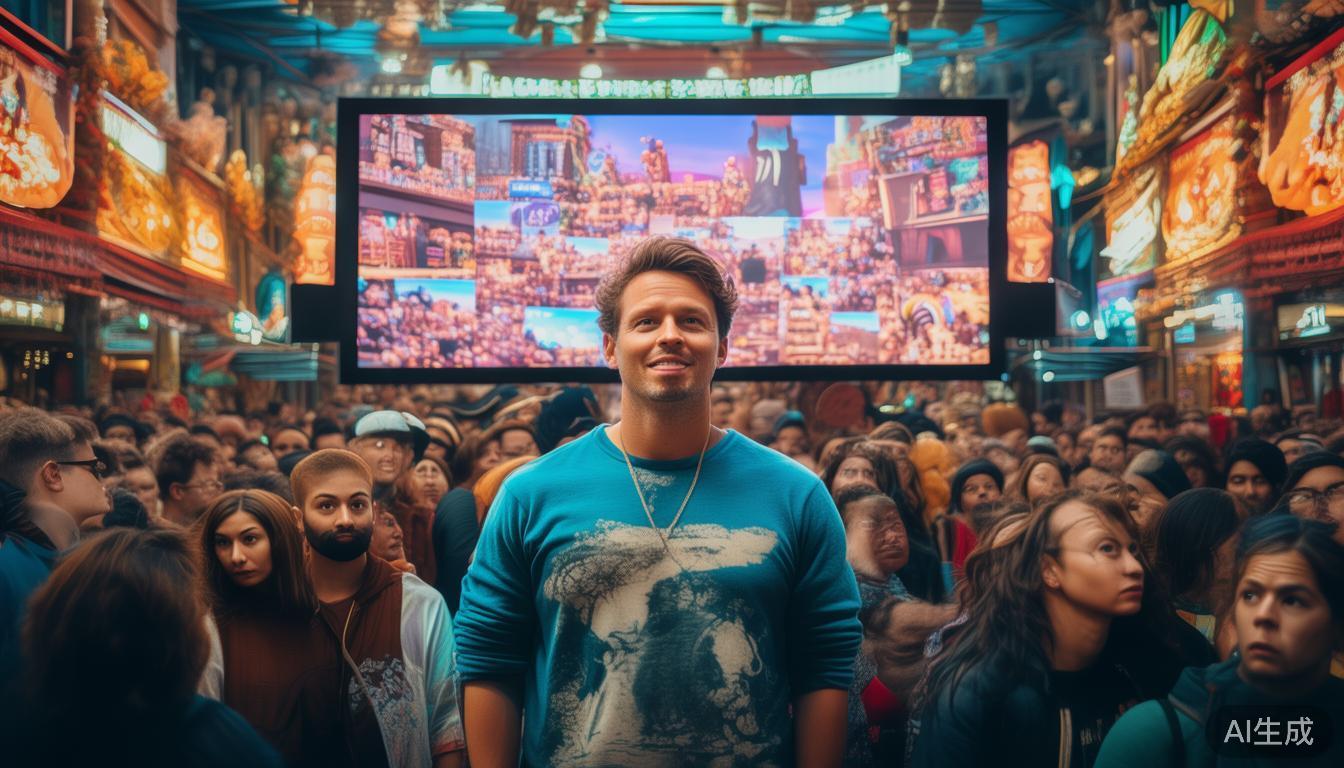 文化交融案例：有一位快手作者，