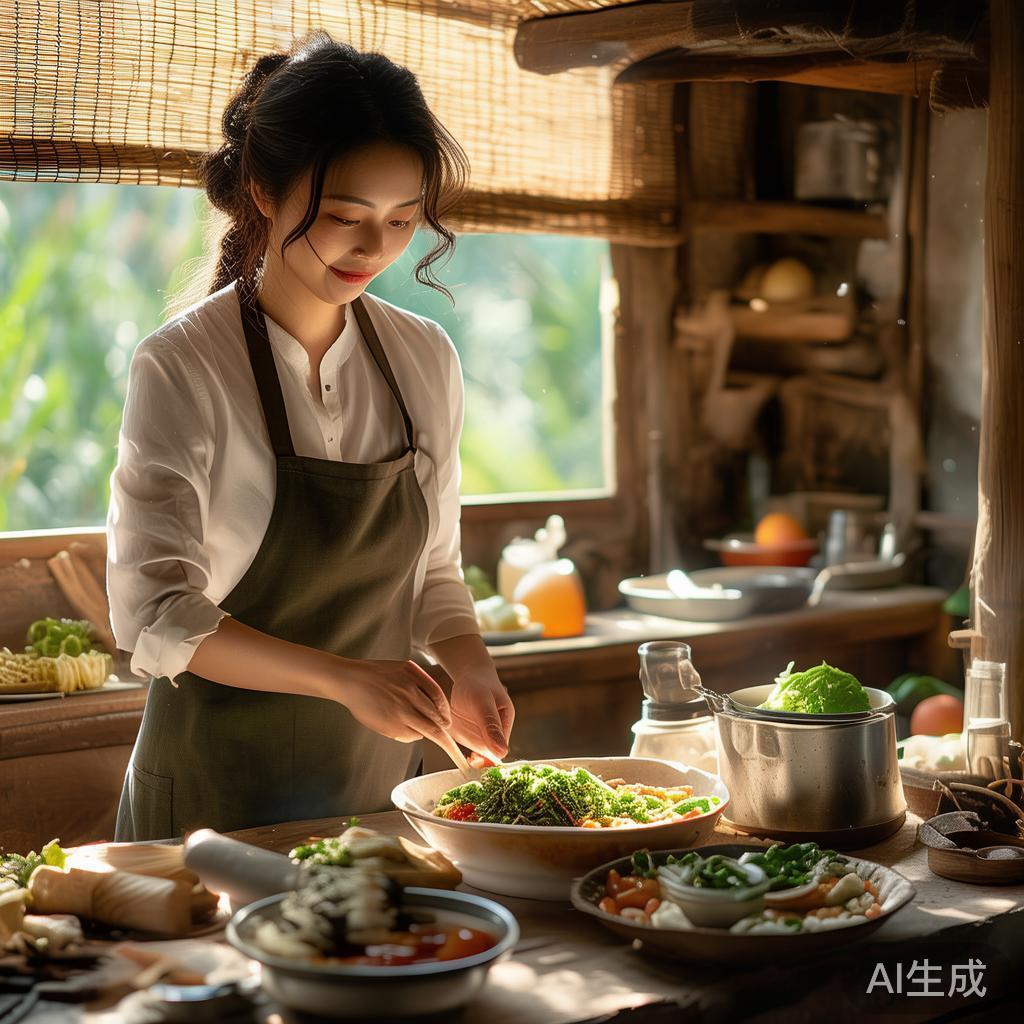 李子柒，一个在抖音上拥有千万粉