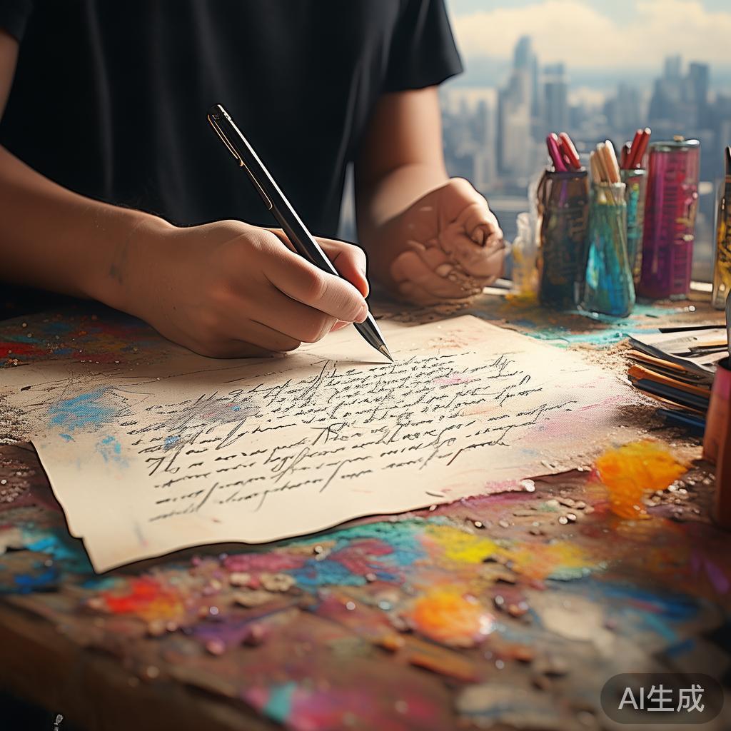 “我相信，只要我们用心去创作，