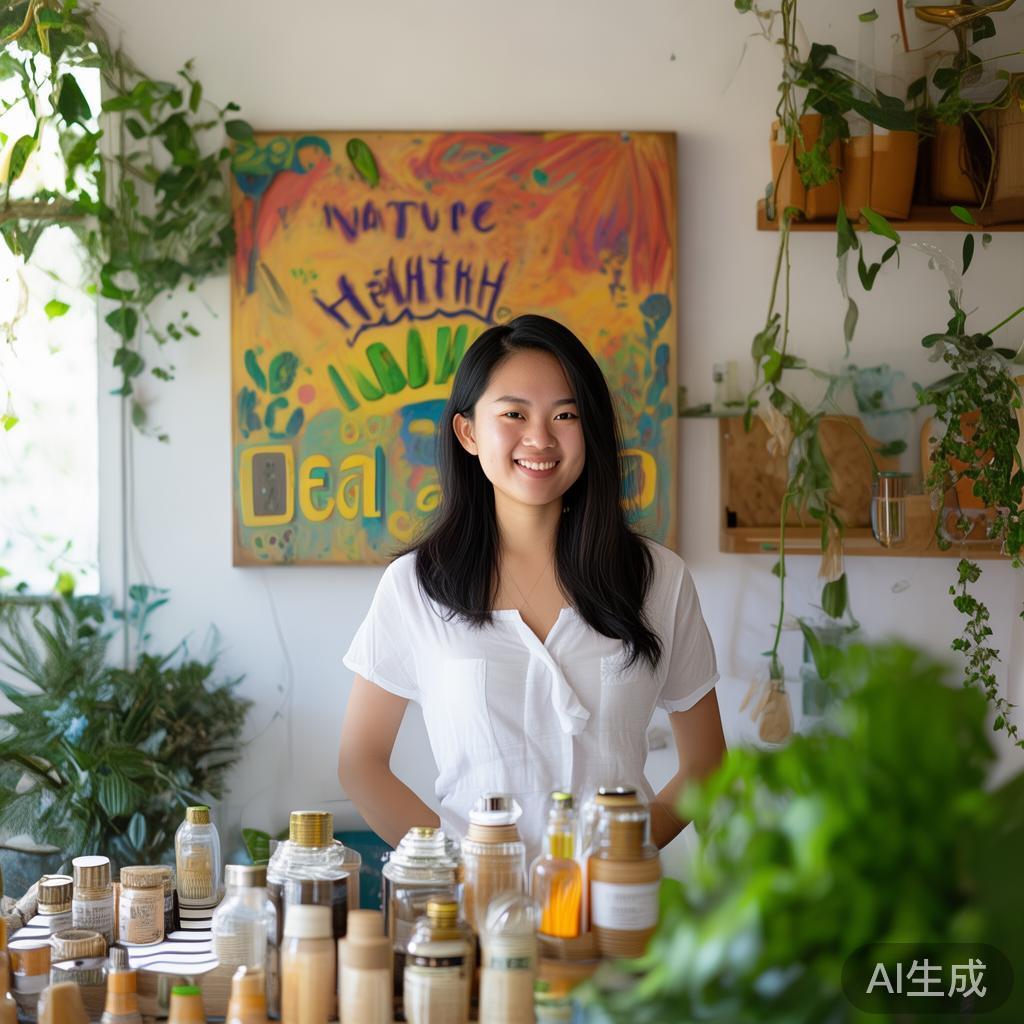 小美在创立品牌时，提出了“自然